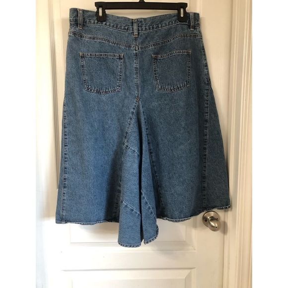 NY JEANS A LINE SKIRT DENIM SZ 14 - Picture 3 of 8